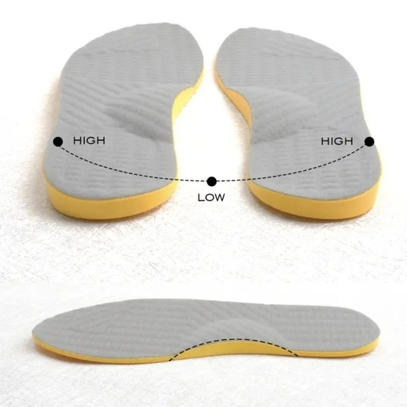 Orthopedic shoe insole cushion inserts, 9, gait correction, heel wear  orthotic - Picture 1 of 5
